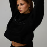 Boxy Oversized Hoodie - Black