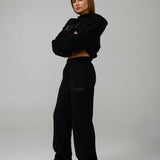 Flare Sweatpants - Black