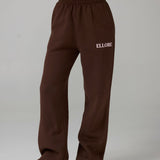 Flare Sweatpants - Chocolate In Marshmallow