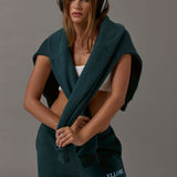 Boxy Oversized Hoodie - Forest