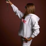 Boxy Oversized Hoodie - Marle in Red