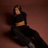 Flare Sweatpants - Black
