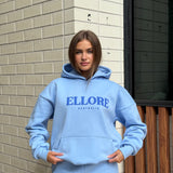 Boxy Oversized Hoodie - Sky Blue Puff