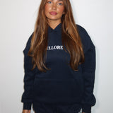 Boxy Oversized Hoodie - Jet Midnight