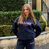 Boxy Oversized Hoodie - Midnight Pink