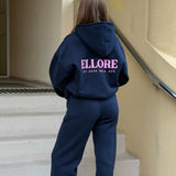 Boxy Oversized Hoodie - Midnight Pink