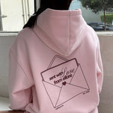 Love Letter Boxy Adjustable Hoodie