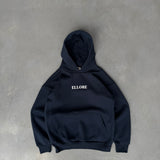 Boxy Oversized Hoodie - Jet Midnight