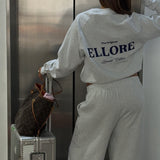 Boxy Adjustable Crewneck - Marle In Midnight